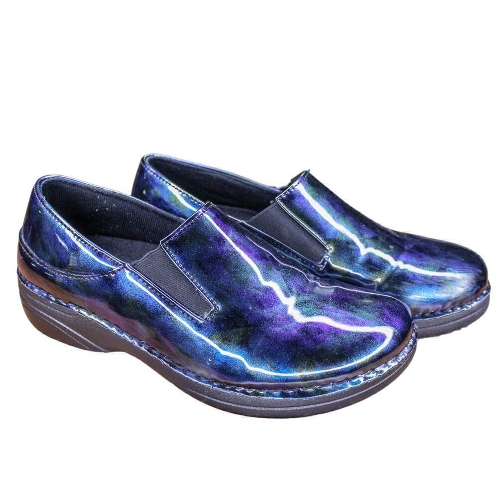 Spring Step Professional Style Ferrara Fog Navy Patent Size 7M